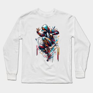 Graffiti Groove Long Sleeve T-Shirt